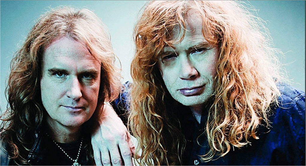 David Ellefson Dave Mustaine 1