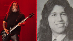 imagen de Tom Araya de Slayer ya era un vocalista sosrprendente en la escuela secundaria.