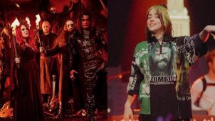 imagen de Type O Negative y Cradle of Filth , son algunos de los artistas que elogian a Billie Eilish por su camiseta personalizada de bandas de metal